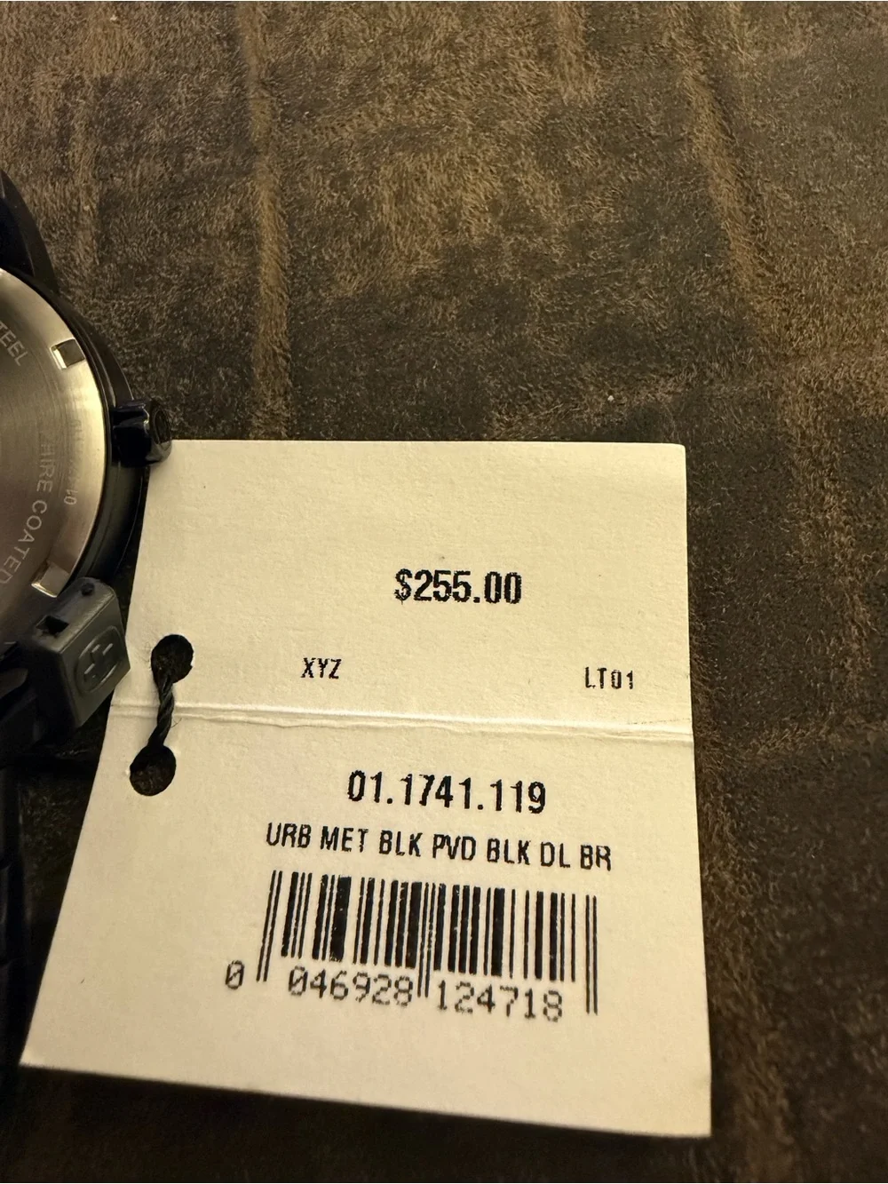 Wenger Urban Metropolitan Men's Black PVD Watch
